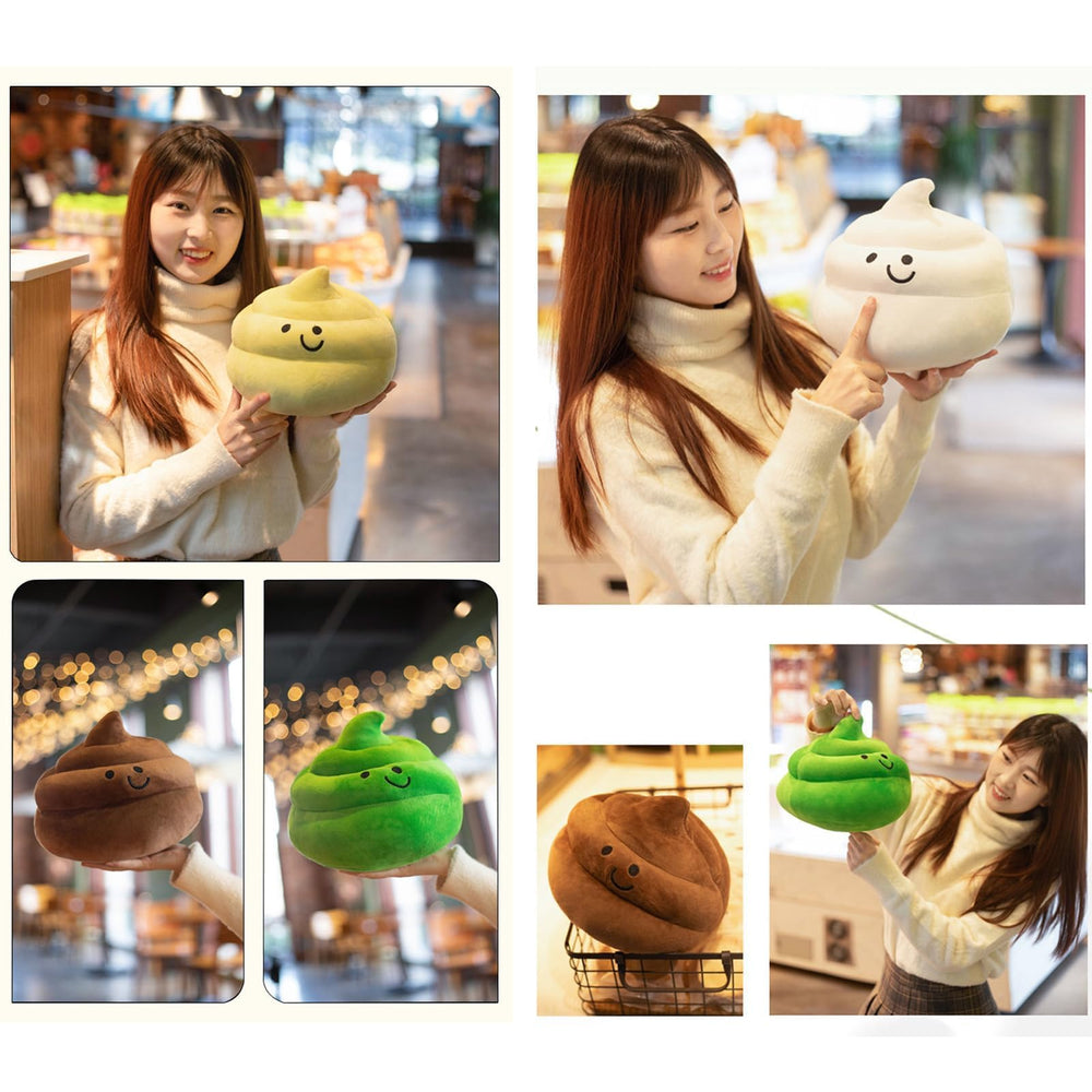 Yoholto Poop Plush Pillow vacuum packaged, easy storage and shipping