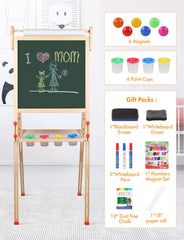 Foldable design for easy storage of YOHOOLYO easel