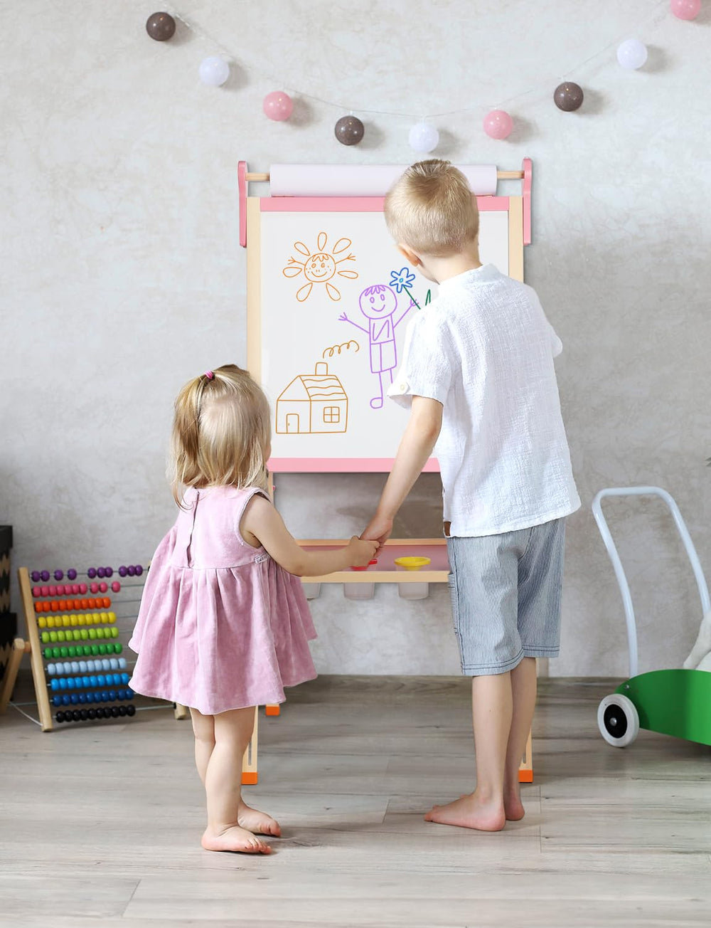 YOHOOLYO folding-friendly design simplifies tidy art room storage.
