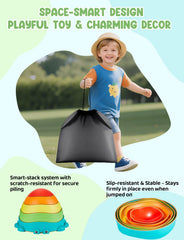 YOHOOLYO stepping stones suitable for indoor and outdoor play