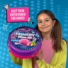 YOLO Attitude galaxy slime kit glow powder highlights glow-in-the-dark effects and nighttime play