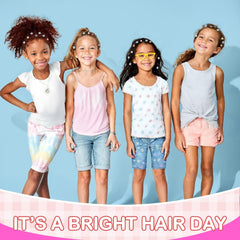 Yoloflix kid-friendly hair accessories ideal for at-home style sessions.