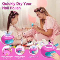 Yoloflix mini nail dryer speeds up quick design drying