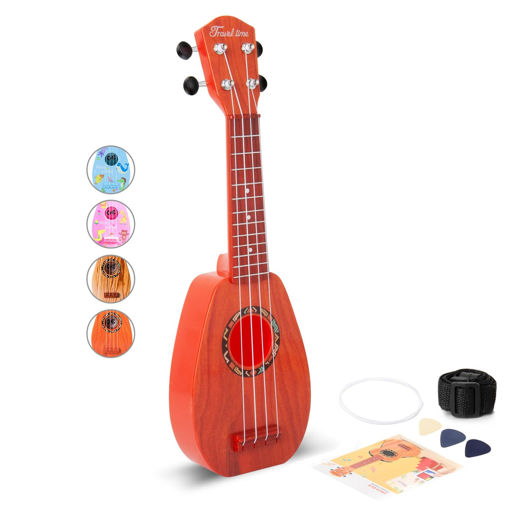 YOLOPARK 17-inch kids guitar front view for easy beginner play