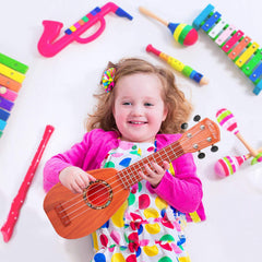 YOLOPARK 17-inch guitar packaging view suggests ready-to-play gift