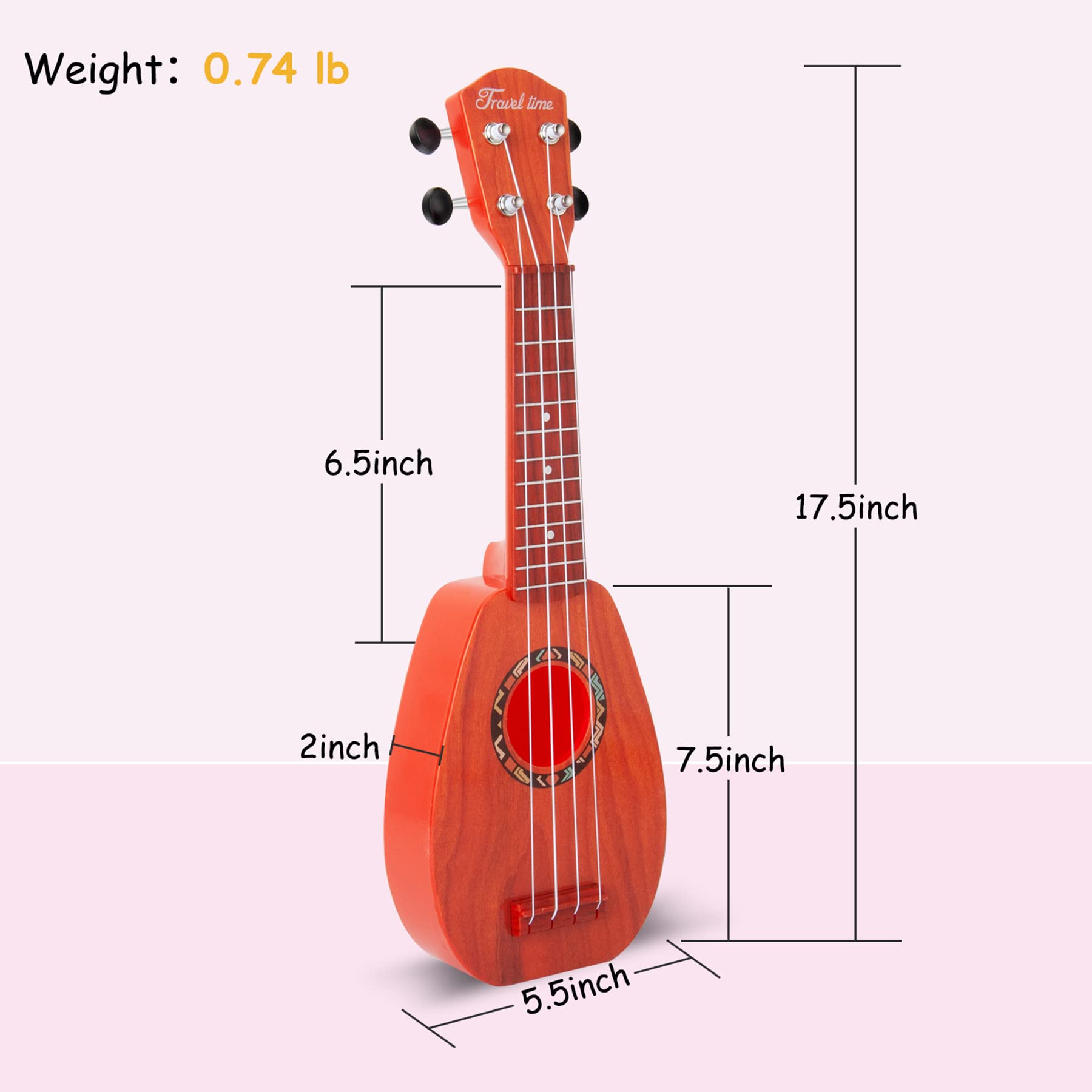 YOLOPARK 17-inch strings close-up demonstrates soft nylon strings for safe play