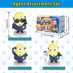 YOLOPARK Despicable Me 4 Agent Gus figure perfect for display and gifting.