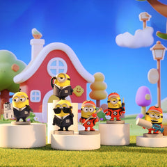 YOLOPARK Despicable Me 4 mini figures brighten your desk setup.