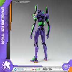 YOLOPARK EVA-01 detailed paint job boosts realism on display.