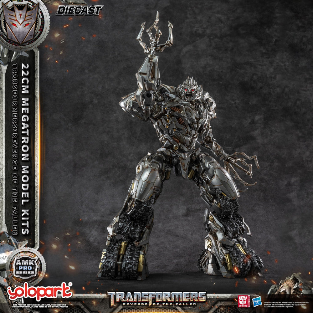 YOLOPARK Megatron 8.66 inch height figure on shelf