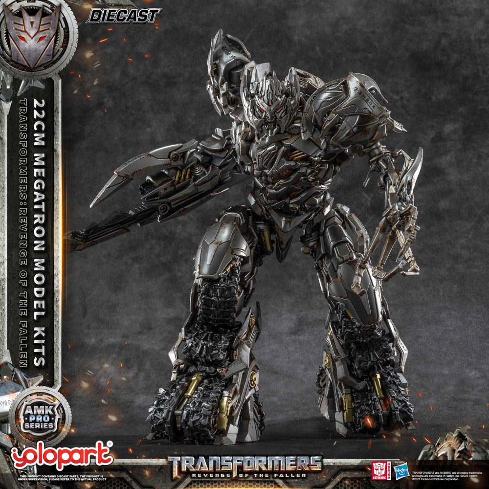 YOLOPARK Megatron fusion cannon with LED lights for dramatic display