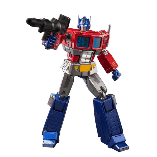 YOLOPARK Optimus Prime G1 restoration with battle damaged head for display