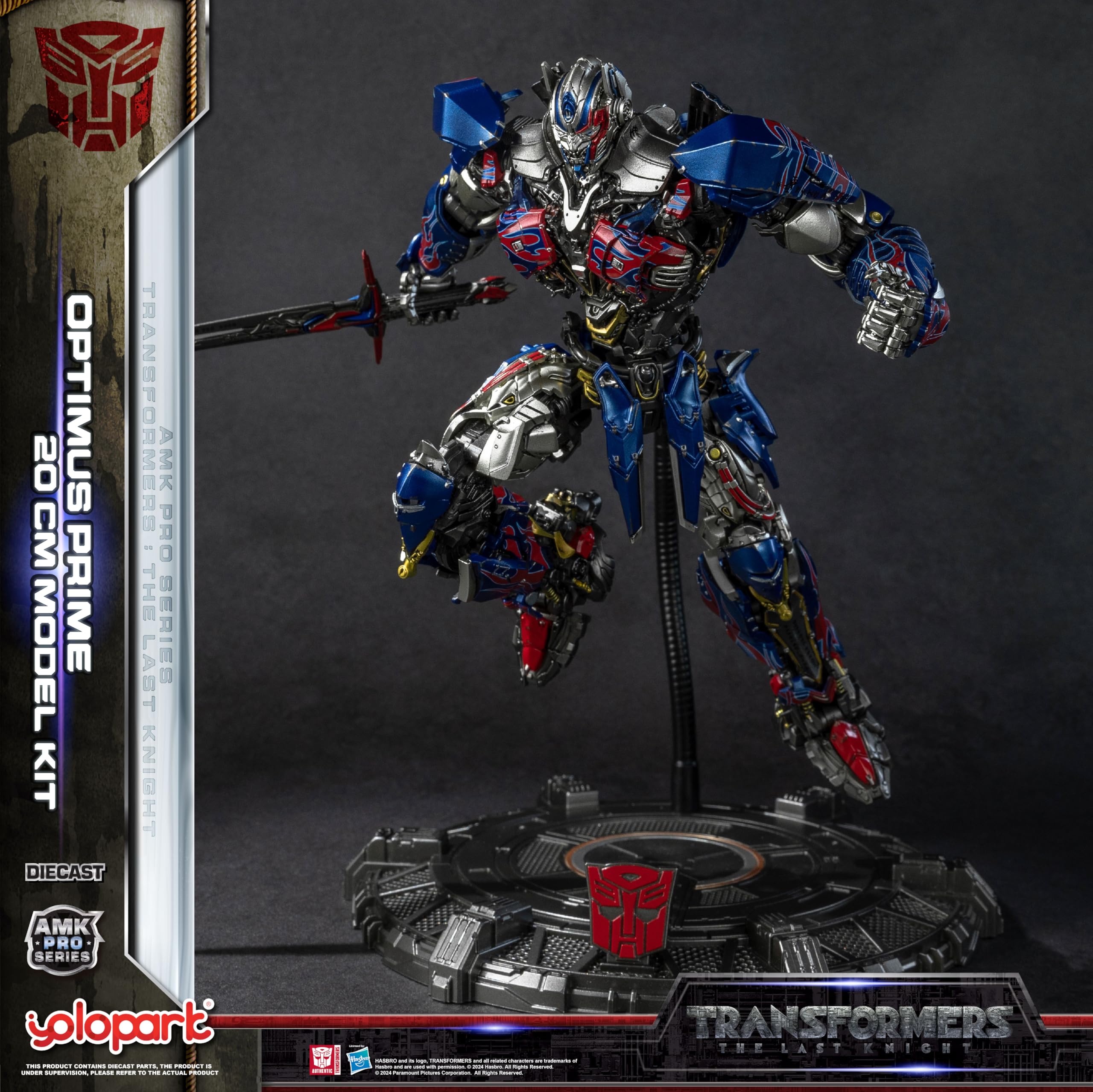 YOLOPARK Optimus Prime interchangeable hands enabling versatile poses