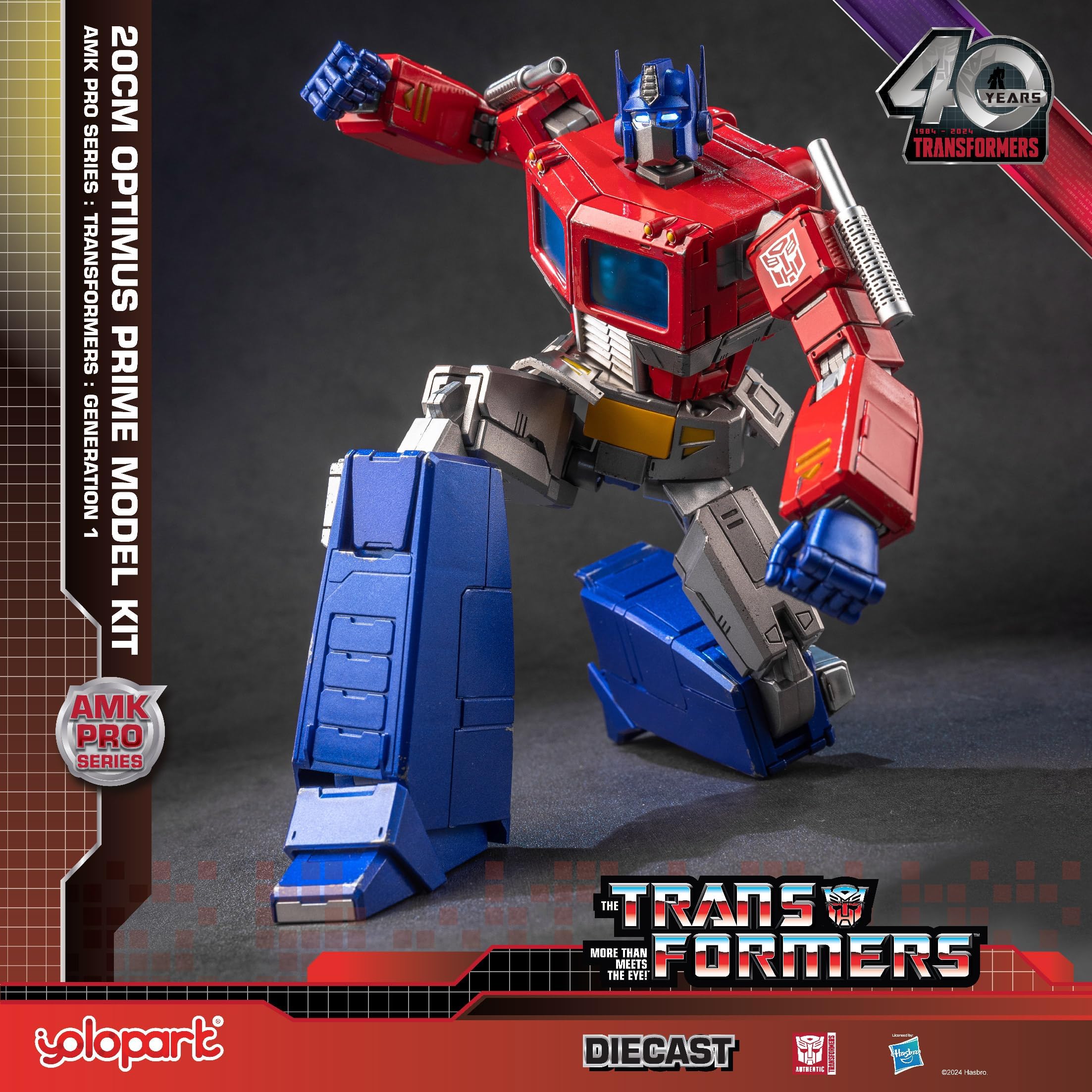 YOLOPARK Optimus Prime Matrix of Leadership removable for display