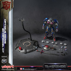 YOLOPARK Optimus Prime with upgraded weaponry back view for dynamic posing
