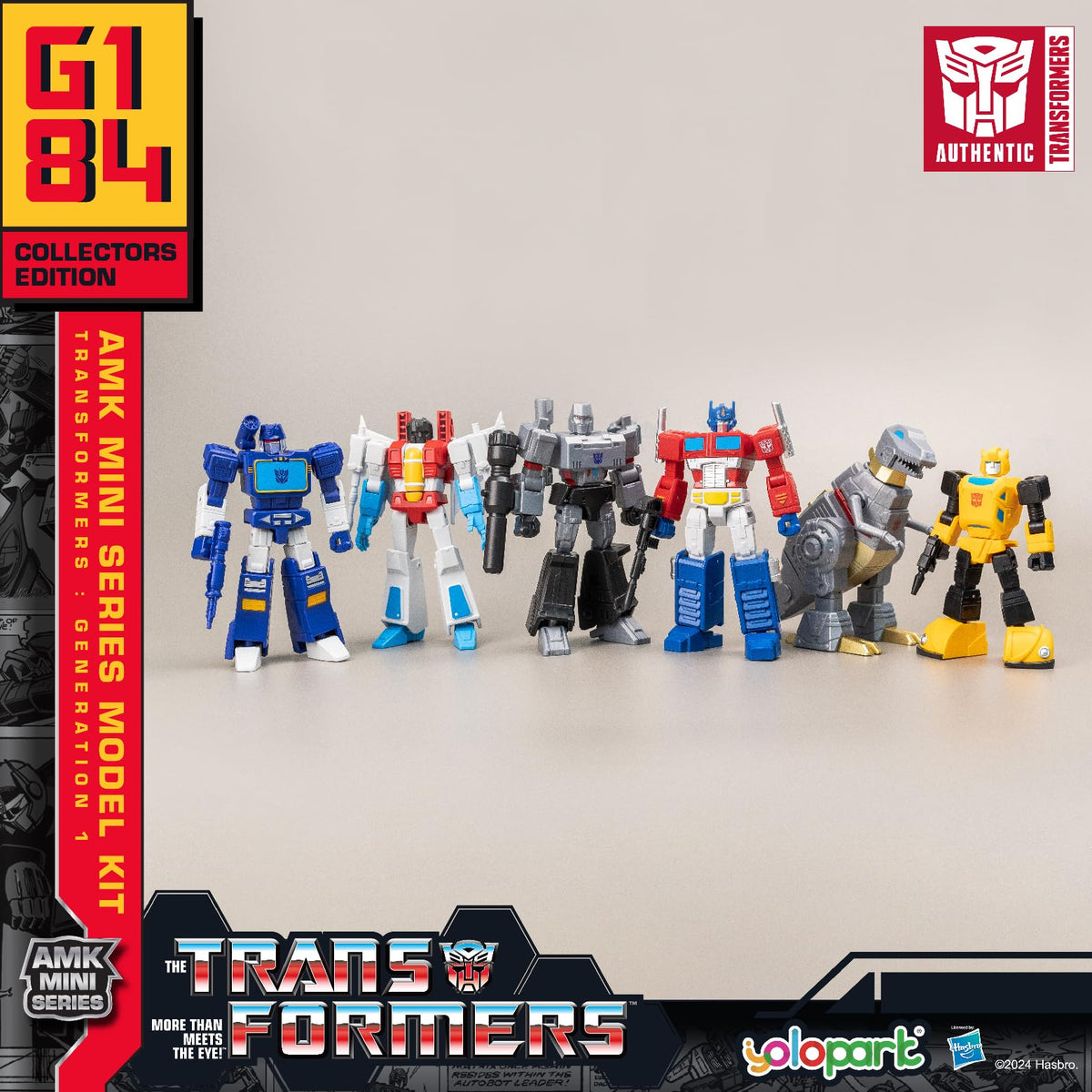 YOLOPARK Transformers Optimus Prime figure ready for action, ideal for imaginative play sessions.