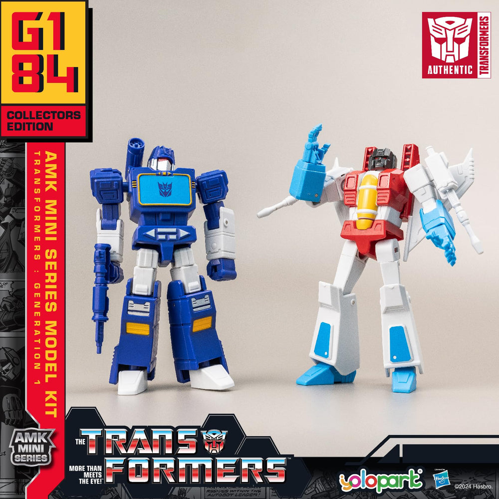 YOLOPARK Transformers Starscream figure with agile joints, ideal for soaring air battles and display.