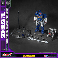 YOLOPARK Ravage figure paired with Soundwave for dynamic display scenes