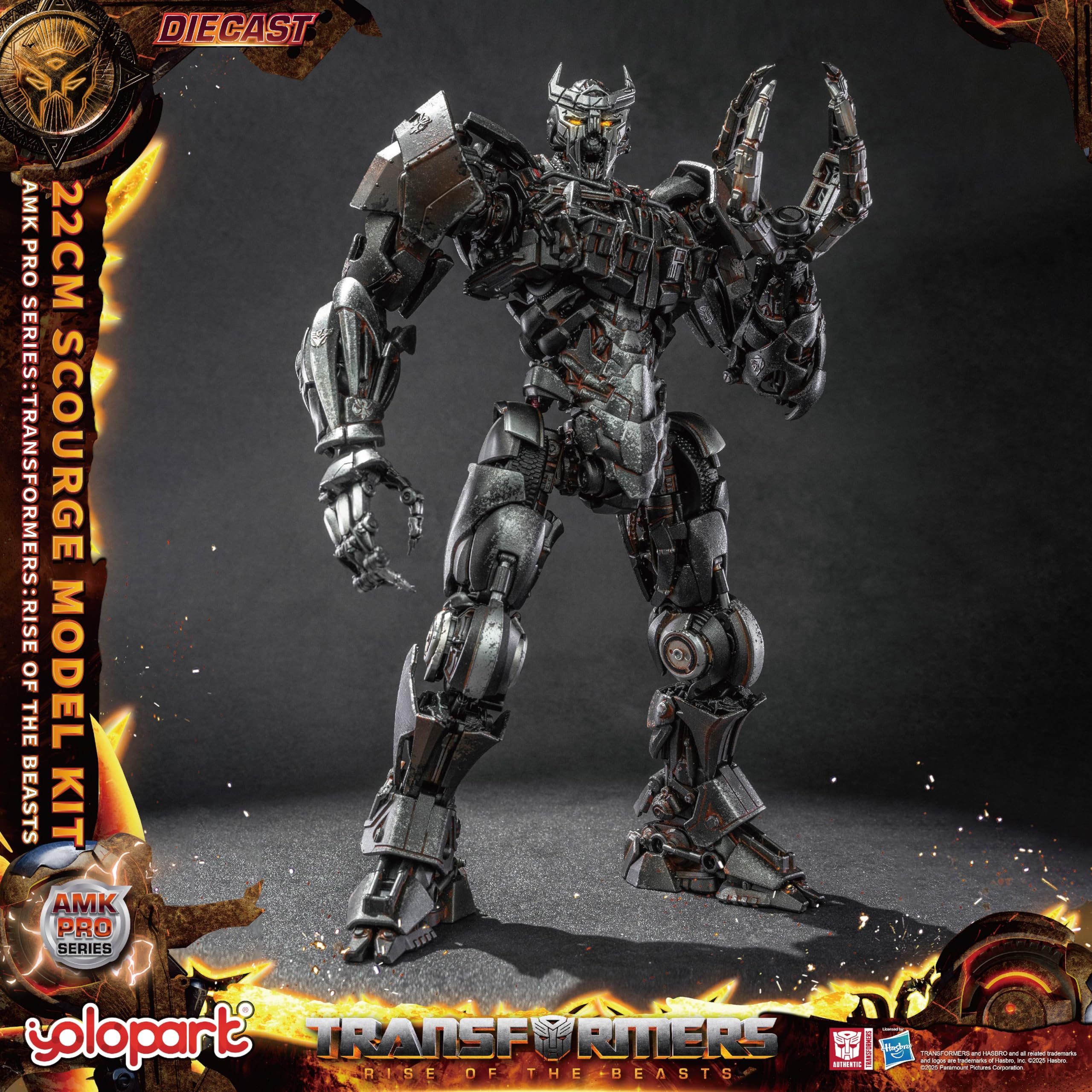 YOLOPARK AMK PRO Scourge detailed paint with battle-damage effect