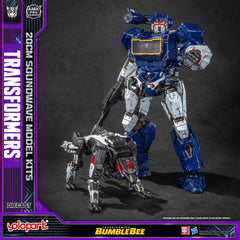 YOLOPARK Soundwave figure with movie-accurate proportions for display and cosplay inspiration