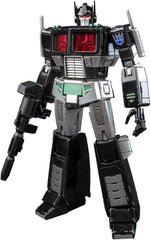 YOLOPARK Nemesis Prime front view with weathered finish for display-worthy presence.