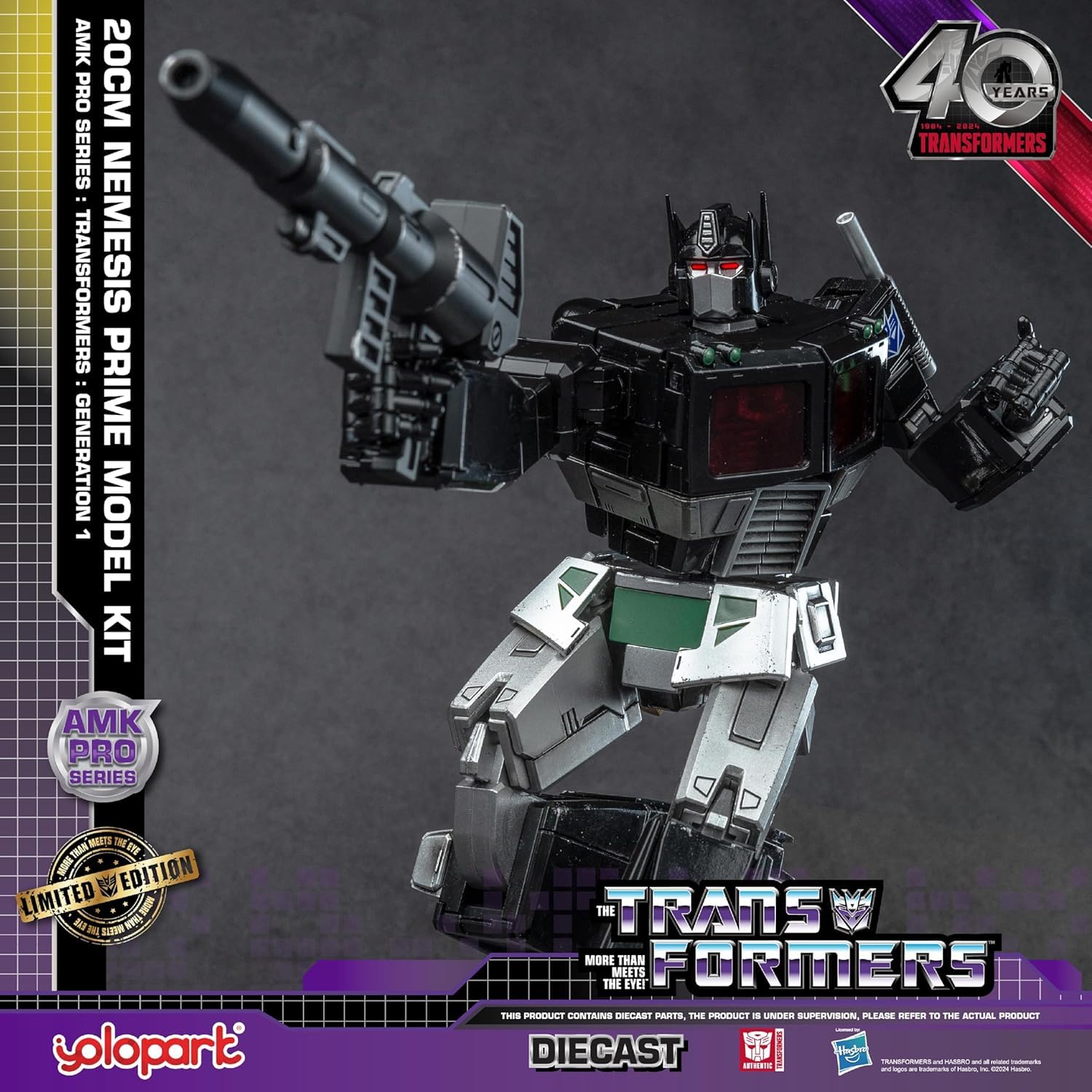 YOLOPARK Nemesis Prime Matrix of Leadership detachable feature for interactive posing.