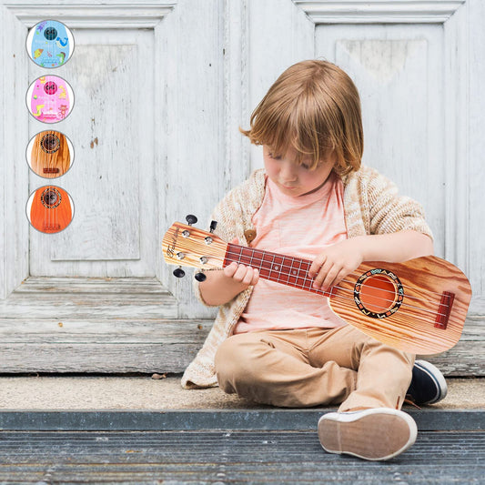 YOLOPLUS+ ukulele strap attached for easy portability during playtime.