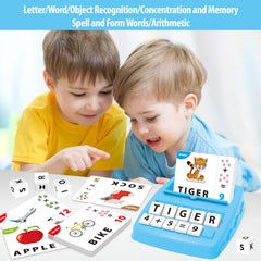 Yolscue letter cubes blue for hands-on word building.