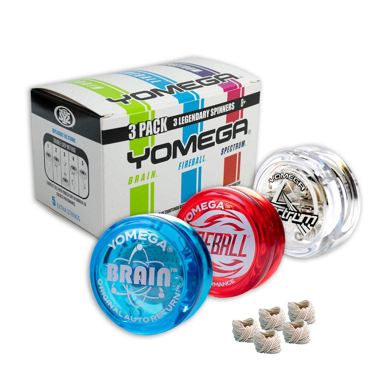 Yomega Brain Auto Return Yo-Yo demonstrates long spins and automatic return.