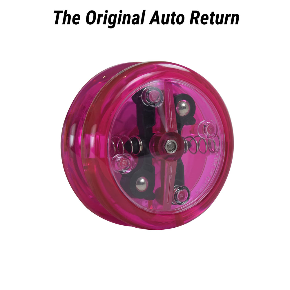 Yomega Brain pink auto-return clutch engaged during play