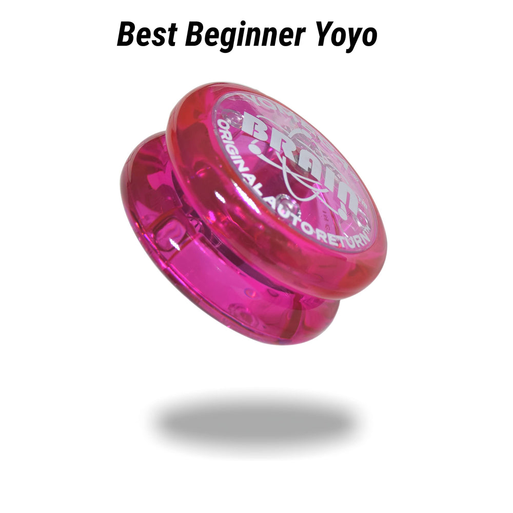 Yomega Brain pink walk the dog trick demonstration