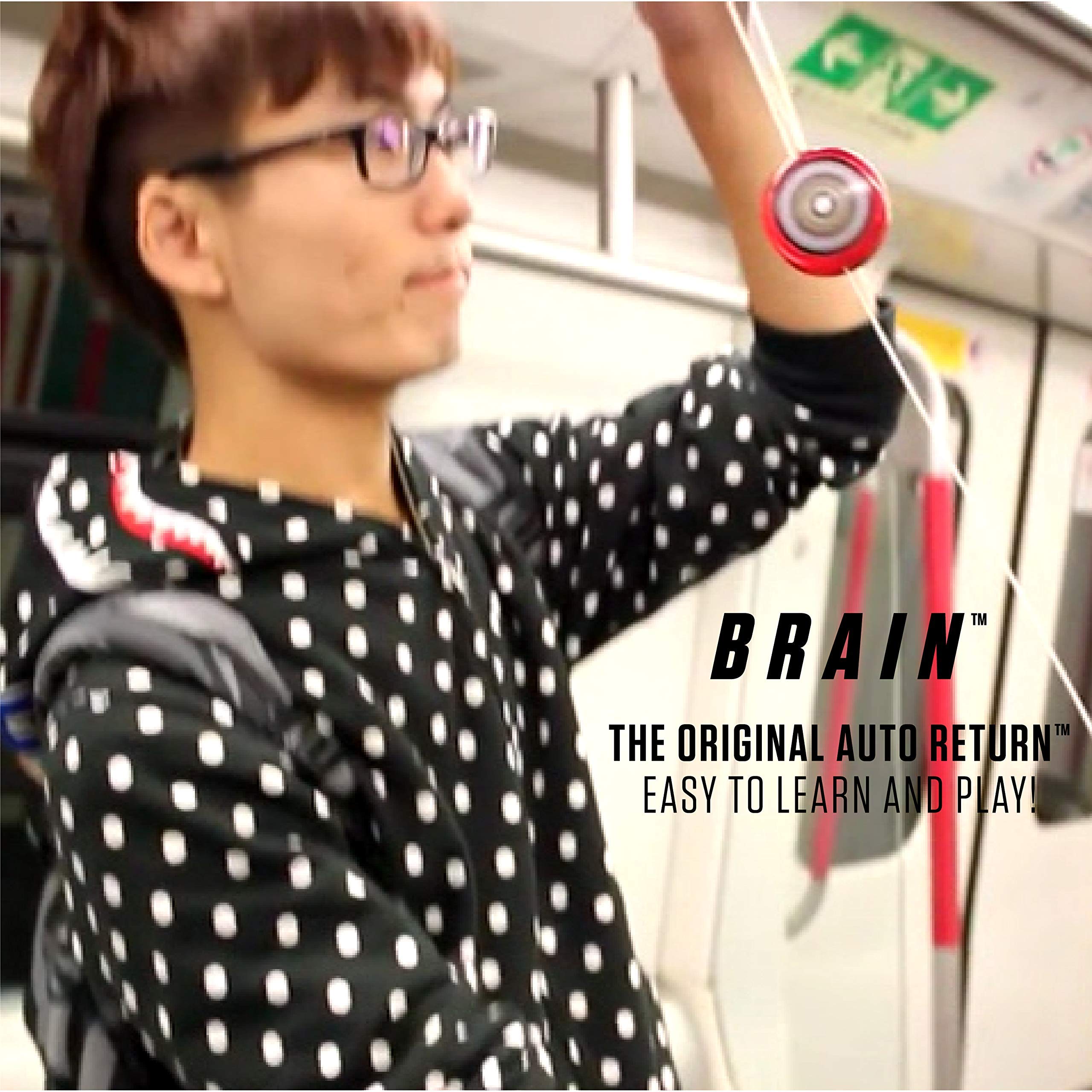 Bold red Fireball and blue Brain design for eye-catching play