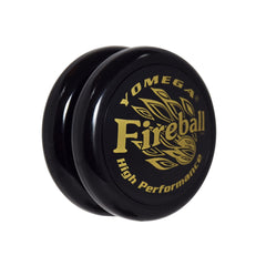 Yomega Fireball YoYo transaxle enables long smooth spins for skilled tricks.
