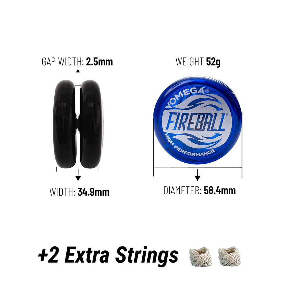 Blue in-action shot shows responsive returns during rapid string tricks.
