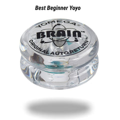 Yomega Original Brain yoyo in a kid's hands during playful practice