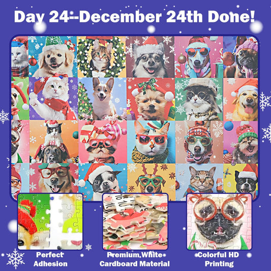 YOMESTE Advent Calendar cat puzzles British Shorthair for cozy December challenge