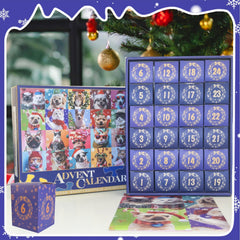 YOMESTE Advent Calendar cat puzzles Maine Coon promotes relaxed, rewarding evenings