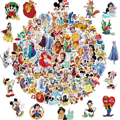YONGAI front pack display showing 100 assorted Disney stickers with clear benefit personalization