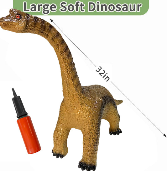 YONGJULE brachiosaurus detailed texture enhances realism for kids.