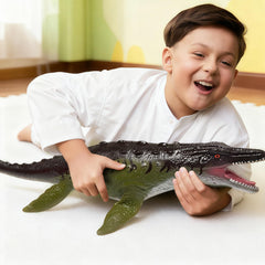YONGJULE dinosaur deflates easily for compact storage after use.
