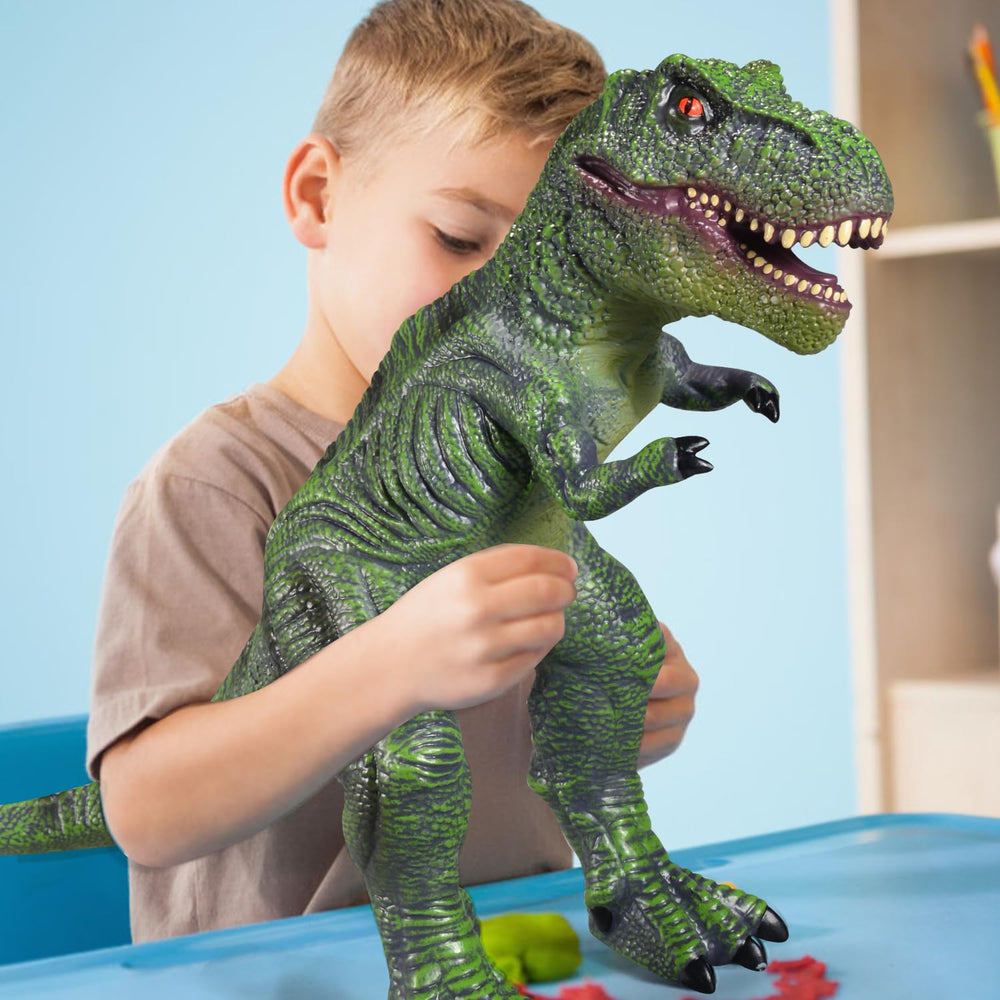 YONGJULE giant dino serves as a party favor for kids events.
