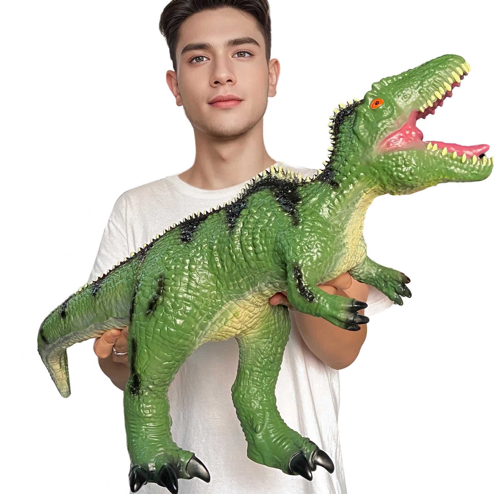 YONGJULE Giganotosaurus 29-inch dinosaur toy for active imaginative play.