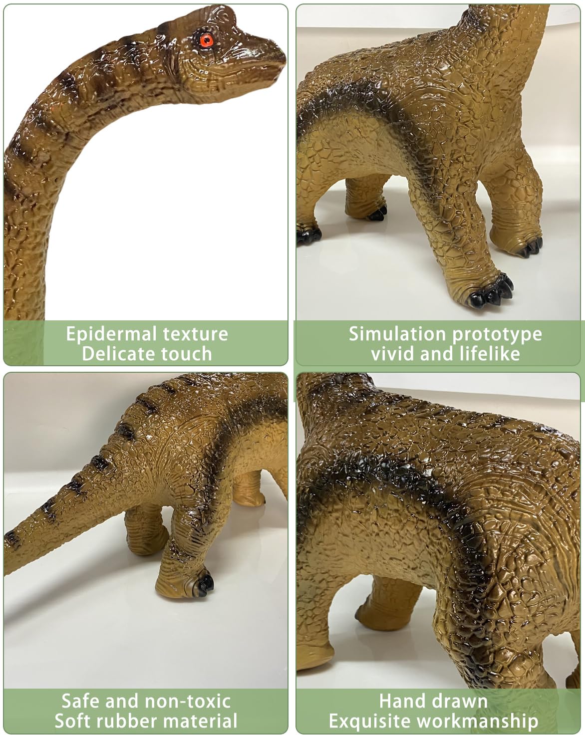 YONGJULE inflatable brachiosaurus designed for easy setup and storage.