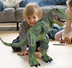 YONGJULE inflatable dino set inflates easily for quick setup and storage.