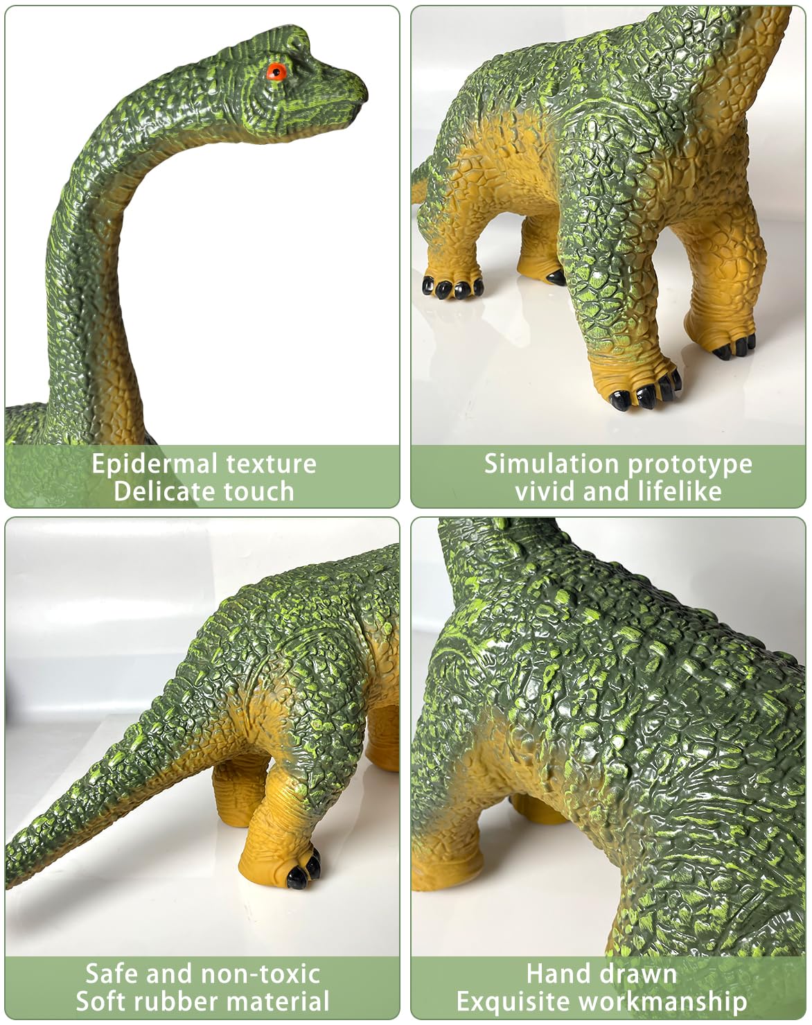 YONGJULE inflatable dinosaur stands up for imaginative play.