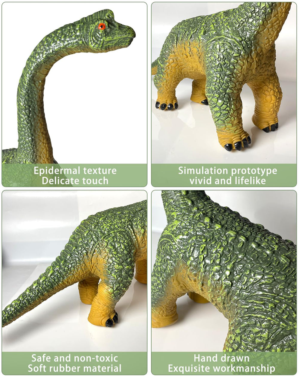 YONGJULE inflatable dinosaur stands up for imaginative play.