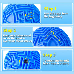 YongnKids 3D Puzzle Ball Maze in action, twisting toward the goal for engaging play.