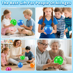 Portable 4-inch diameter design for on-the-go brain training.