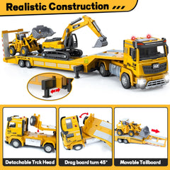YongnKids excavator arm rotation for authentic operation