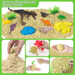 YongnKids magic sand 2.2lb is reusable and mess-minimizing.